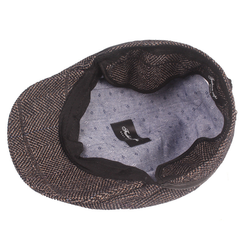 Autumn And Winter Middle-aged And Elderly Thickened Earflaps Hat