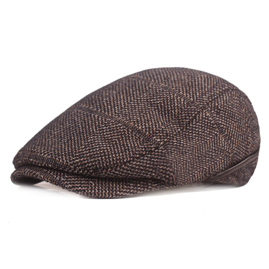 Autumn And Winter Middle-aged And Elderly Thickened Earflaps Hat