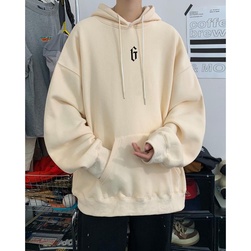 American-style Heavy Hooded Sweater For Boys