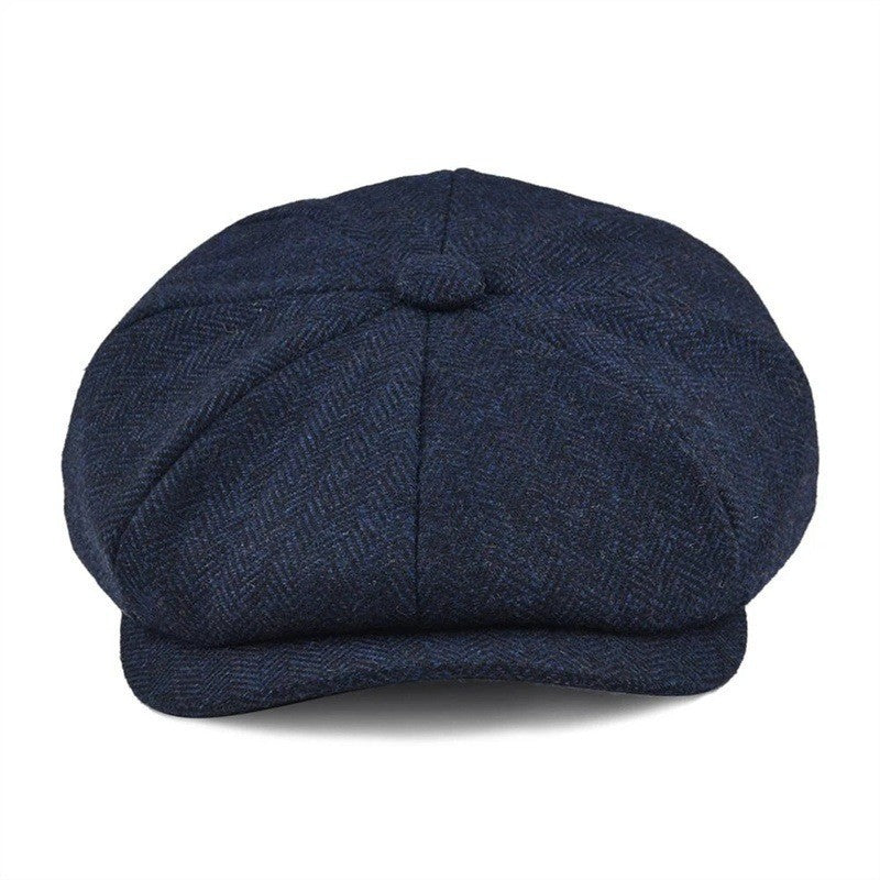 Fashion Casual Trend Vintage Twill Newsboy Hat