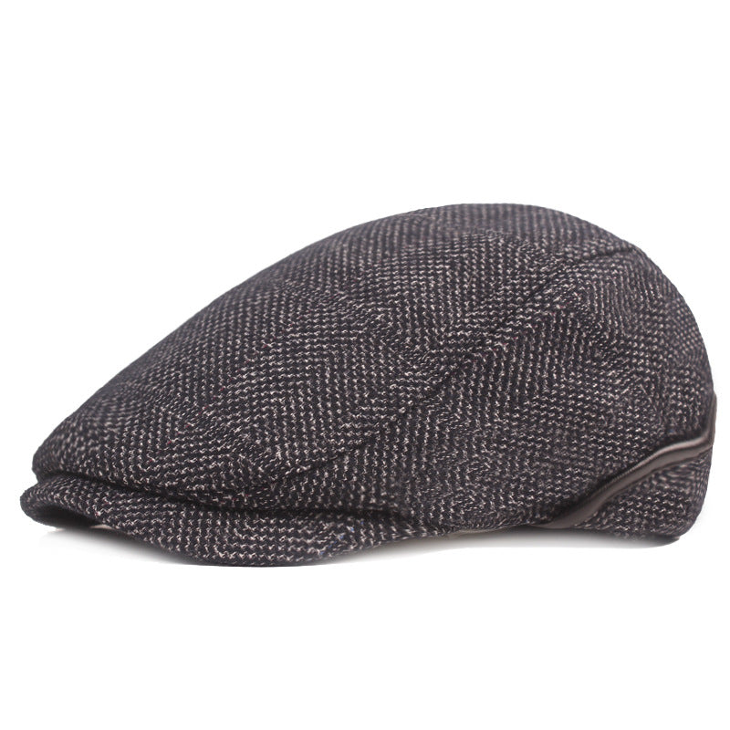 Autumn And Winter Middle-aged And Elderly Thickened Earflaps Hat